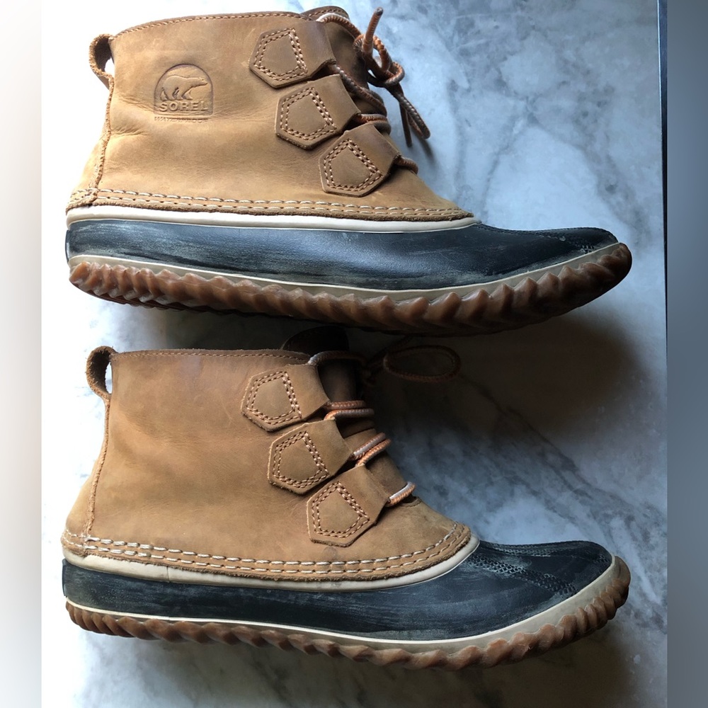 Sorel Out N About ankle Leather Duck Boots
